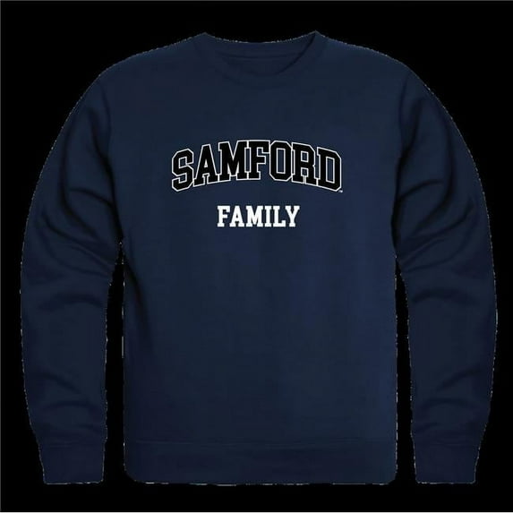W Republic 572-375-NVY-01 Samford University Bulldogs Family Crewneck Sweatshirt, Navy - Small