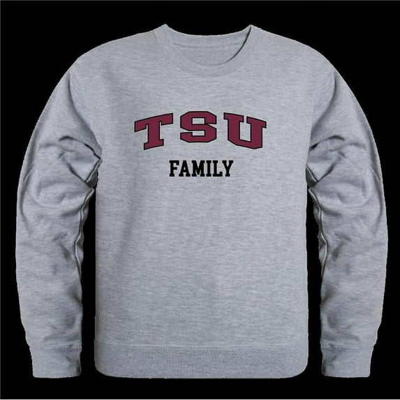 W Republic 572-393-HGY-02 Texas Southern University Tigers Family Crewneck Sweatshirt, Heather Grey - Medium