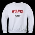 thumbnail image 1 of W Republic 572-406-WHT-01 Western Oregon University Wolves Family Crewneck Sweatshirt, White - Small, 1 of 1