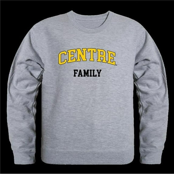 W Republic 572-450-HGY-05 Centre College Colonels Family Crewneck Sweatshirt, Heather Grey - 2XL