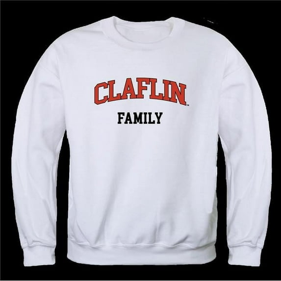 W Republic 572-511-WHT-05 Claflin University Panthers Family Crewneck Sweatshirt, White - 2XL