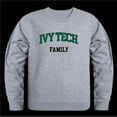 thumbnail image 1 of W Republic 572-526-HGY-02 Ivy Tech Community College Family Crewneck Sweatshirt, Heather Grey - Medium, 1 of 1