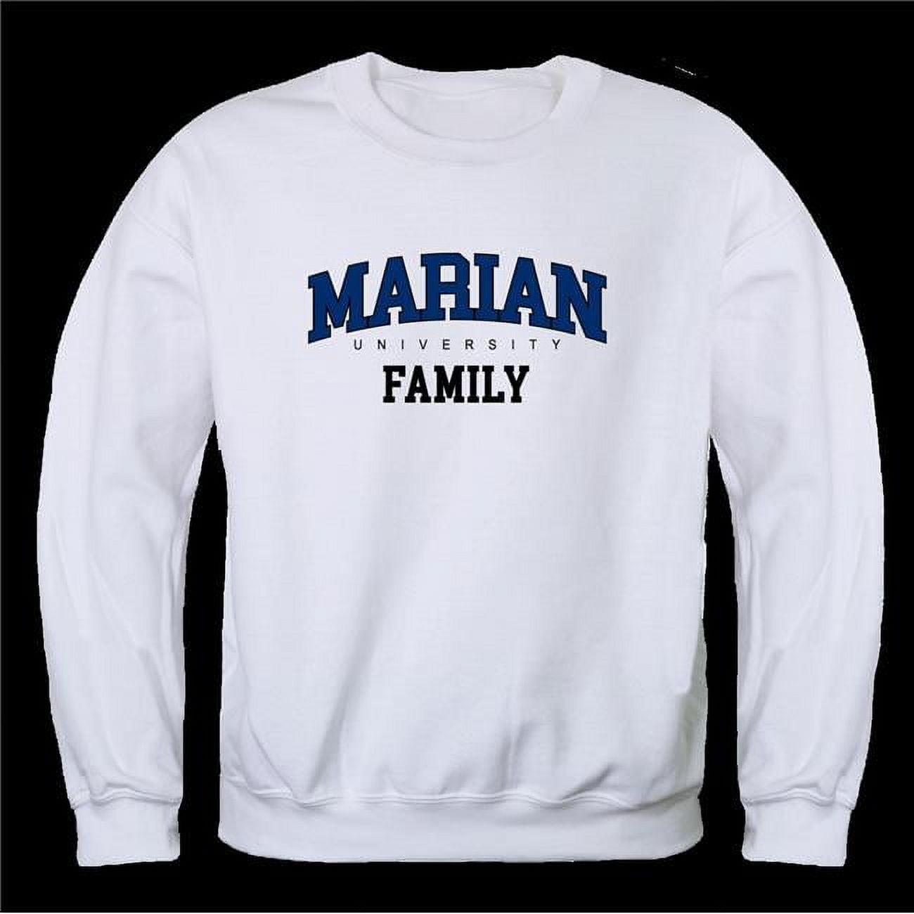 W Republic 572 536 WHT 01 Marian University Knights Family Crewneck Sweatshirt White Small Walmart
