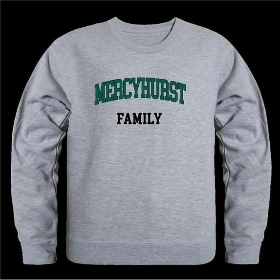W Republic 572-540-HGY-03 Mercyhurst University Lakers Family Crewneck Sweatshirt, Heather Grey - Large
