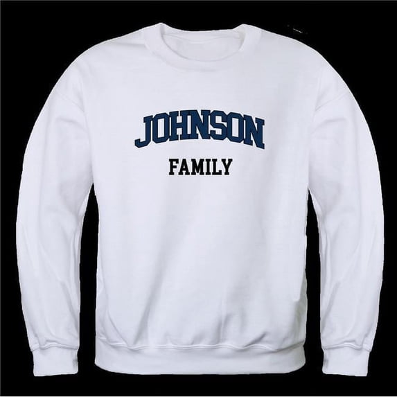 W Republic 572-559-WHT-05 Northern Vermont University Badgers Family Crewneck Sweatshirt, White - 2XL