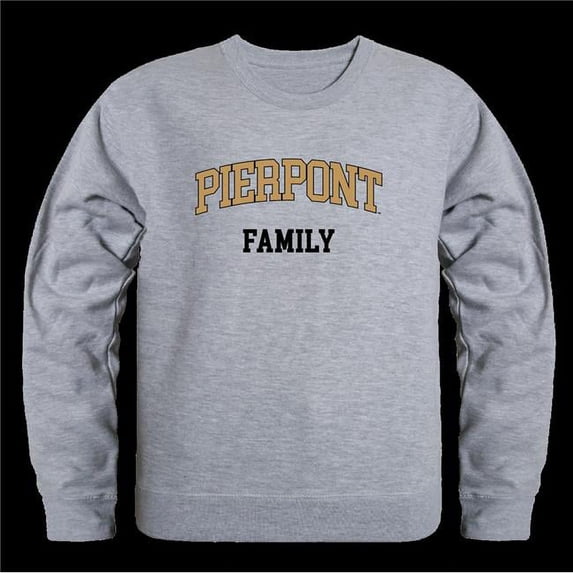 W Republic 572-569-HGY-05 Pierpont Community & Technical College Lions Family Crewneck Sweatshirt, Heather Grey - 2XL