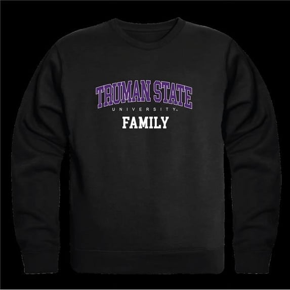 W Republic 572-598-BLK-05 Truman State University Bulldogs Family Crewneck Sweatshirt, Black - 2XL