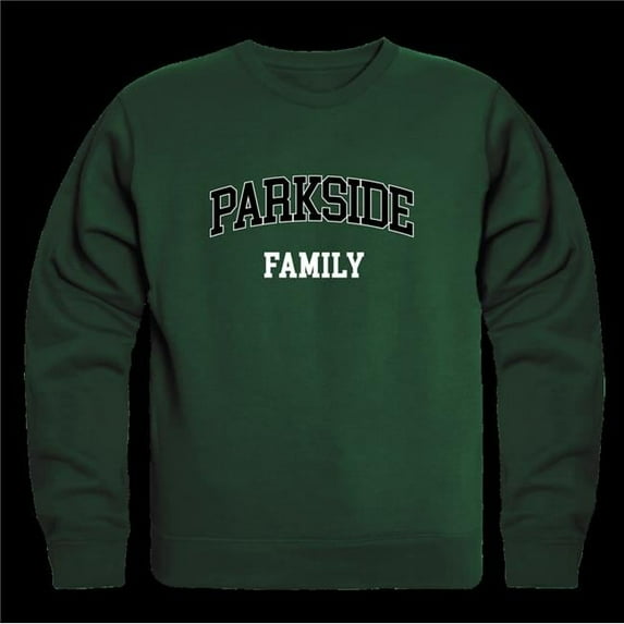W Republic 572-608-FOR-04 University of Wisconsin-Parkside Rangers Family Crewneck Sweatshirt, Forest Green - Extra Large