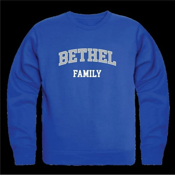 W Republic 572-617-RYL-02 Bethel University Pilots Family Crewneck Sweatshirt, Royal - Medium