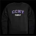 thumbnail image 1 of W Republic 572-633-BLK-03 The City College of New York Beavers Family Crewneck Sweatshirt, Black - Large, 1 of 1