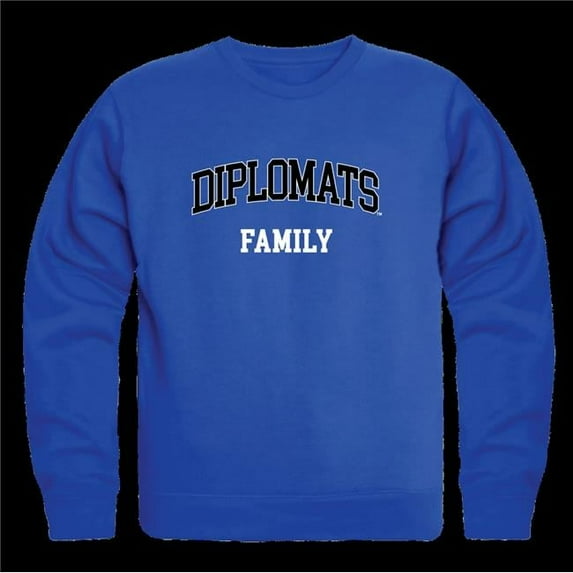 W Republic 572-644-RYL-03 Franklin & Marshall College Diplomats Family Crewneck Sweatshirt, Royal - Large