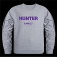 thumbnail image 1 of W Republic 572-654-HGY-01 Hunter College Hawks Family Crewneck Sweatshirt, Heather Grey - Small, 1 of 1