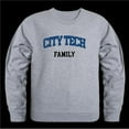thumbnail image 1 of W Republic 572-664-HGY-03 New York City College of Technology Yellow Jackets Family Crewneck Sweatshirt, Heather Grey - Large, 1 of 1