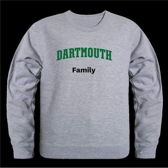 W Republic 572-705-HGY-05 Dartmouth College Big Green Family Crewneck Sweatshirt, Heather Grey - 2XL
