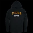 thumbnail image 1 of W Republic 573-109-BK2-04 California State University Long Beach Beach Family Hoodie, Black - Extra Large, 1 of 1