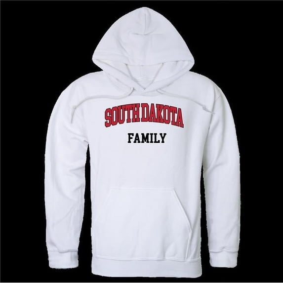W Republic 573-148-WHT-01 University of South Dakota Coyotes Family Hoodie, White - Small