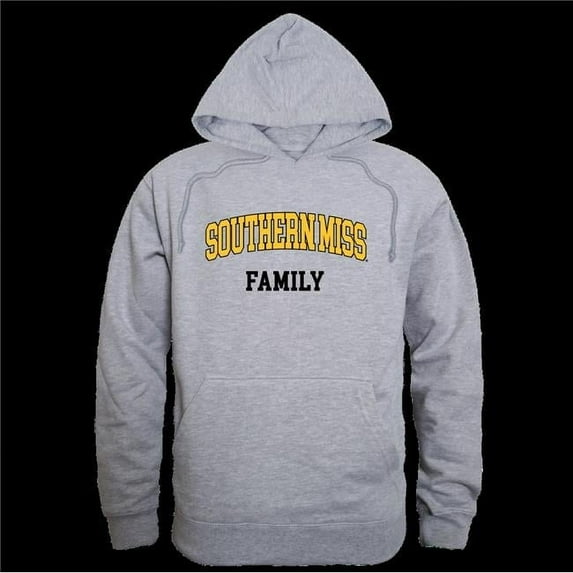 W Republic 573-151-HGY-03 The University of Southern Mississippi Golden Eagles Family Hoodie, Heather Grey - Large