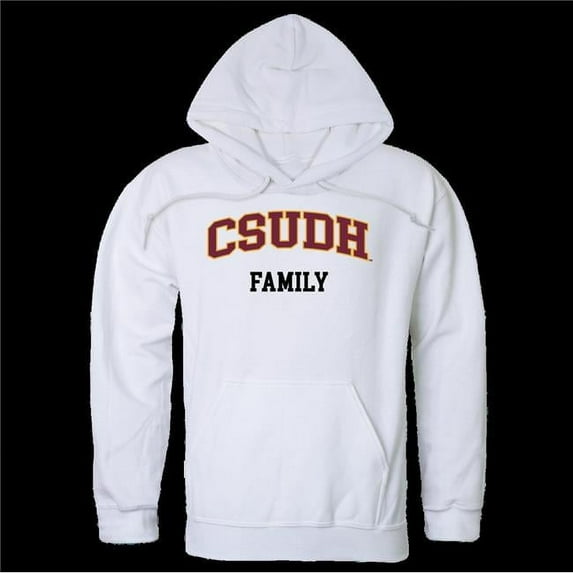 W Republic 573-175-WHT-03 California State University Dominguez Hill Toros Family Hoodie, White - Large