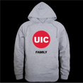 thumbnail image 1 of W Republic 573-180-HGY-05 University of Illinois Chicago Flames Family Hoodie, Heather Grey - 2XL, 1 of 1