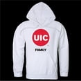 thumbnail image 1 of W Republic 573-180-WHT-01 University of Illinois Chicago Flames Family Hoodie, White - Small, 1 of 1