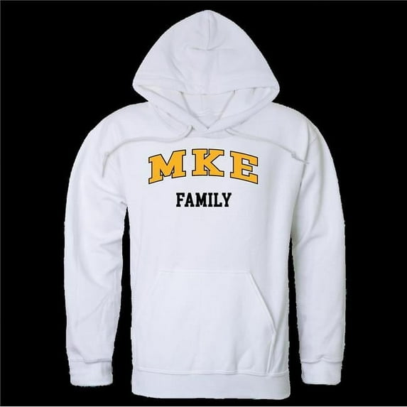 W Republic 573-199-WHT-03 University of Wisconsin-Milwaukee Panthers Family Hoodie, White - Large