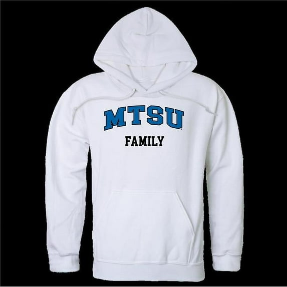 W Republic 573-223-WHT-02 Middle Tennessee State University Blue Raiders Family Hoodie, White - Medium