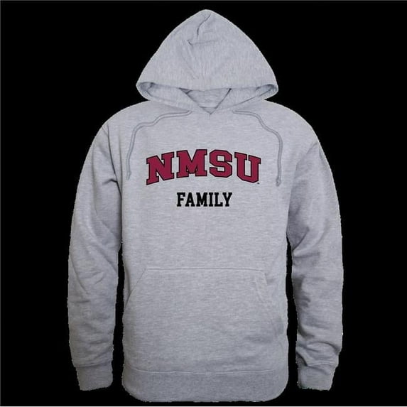 W Republic 573-225-HGY-04 New Mexico State University Aggies Family Hoodie, Heather Grey - Extra Large