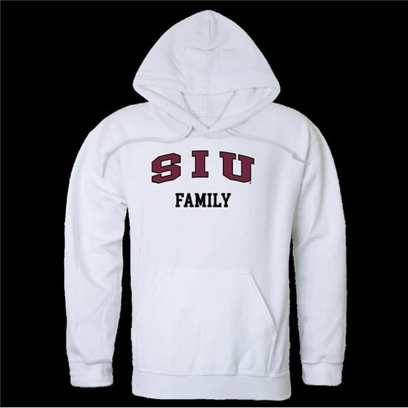 W Republic 573-234-WHT-02 Southern Illinois University Salukis Family Hoodie, White - Medium