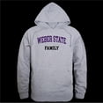 thumbnail image 1 of W Republic 573-251-HG2-01 Weber State Wildcats Family Hoodie, Heather Grey - Small, 1 of 1