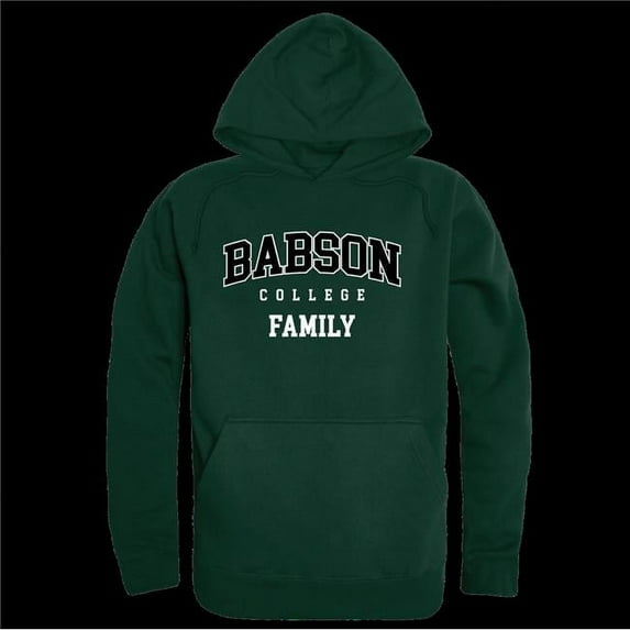 W Republic 573-263-FOR-05 Babson College Beavers Family Hoodie, Forest Green - 2XL