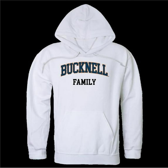 W Republic 573-273-WHT-02 Bucknell University Bisons Family Hoodie, White - Medium