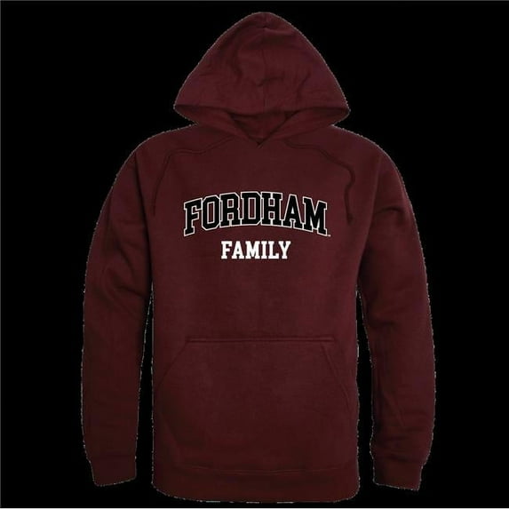 W Republic 573-305-MAR-01 Fordham University Rams Family Hoodie, Maroon - Small