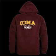 W Republic 573-315-MAR-01 Iona University Gaels Family Hoodie, Maroon - Small