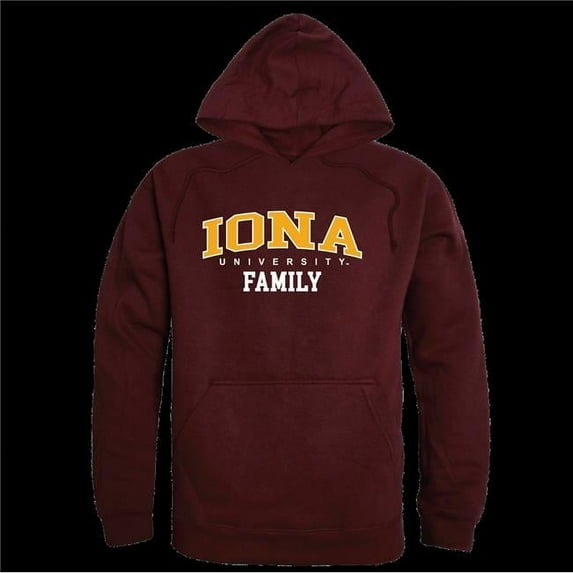 W Republic 573-315-MAR-02 Iona University Gaels Family Hoodie, Maroon - Medium