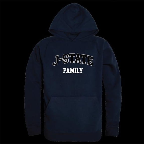 W Republic 573-317-NVY-05 Jackson State University Tigers Family Hoodie, Navy - 2XL