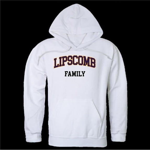 W Republic 573-328-WHT-02 Lipscomb University Bisons Family Hoodie, White - Medium