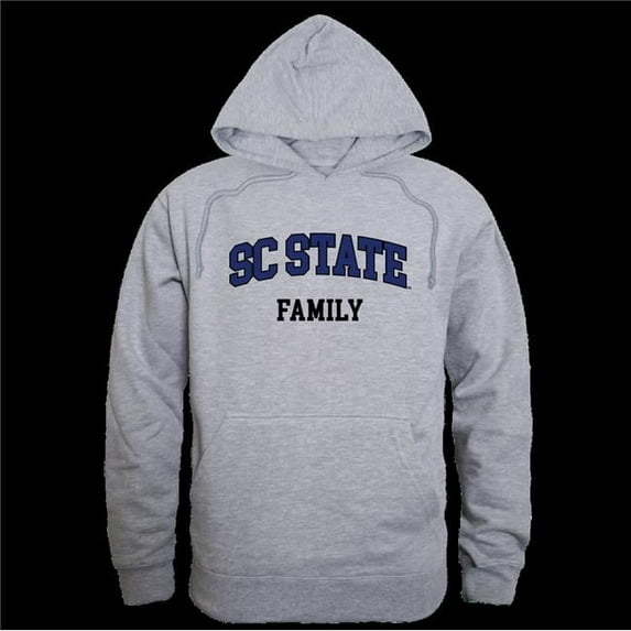 W Republic 573-384-HGY-05 South Carolina State University Bulldogs Family Hoodie, Heather Grey - 2XL