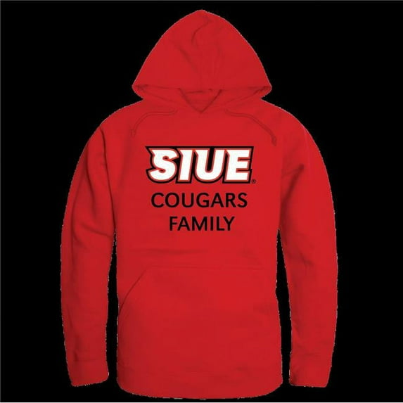 W Republic 573-429-RED-01 Southern Illinois University Edwardsville Cougars Family Hoodie, Red - Small