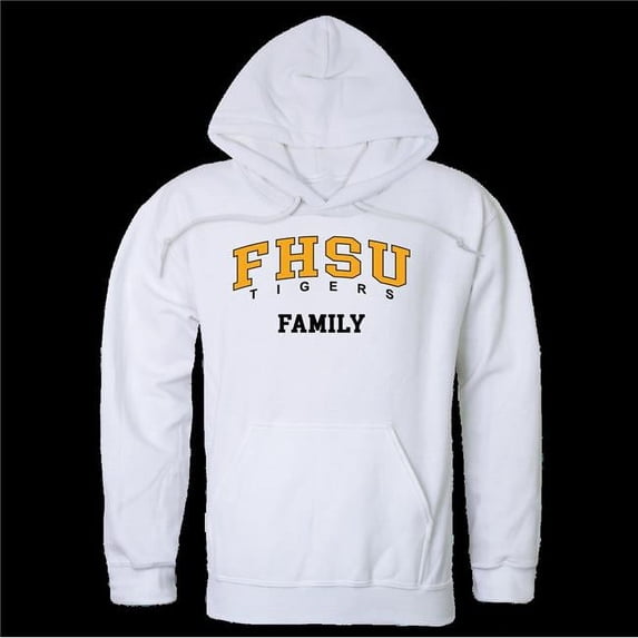 W Republic 573-442-WHT-04 Fort Hays State University Tigers Family Hoodie, White - Extra Large