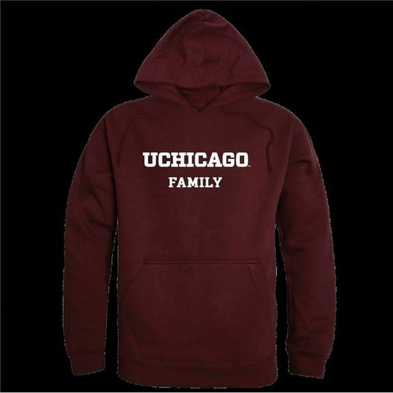 W Republic 573-469-MAR-05 University of Chicago Maroons Family Hoodie, Maroon - 2XL