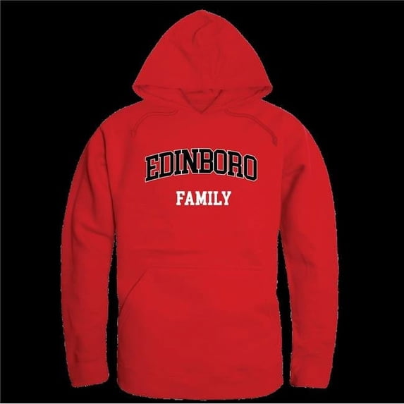 W Republic 573-516-RED-03 Edinboro University Fighting Scots Family Hoodie, Red - Large