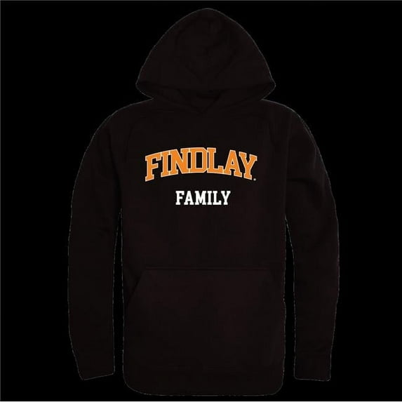 W Republic 573-518-BLK-04 University of Findlay Oilers Family Hoodie, Black - Extra Large