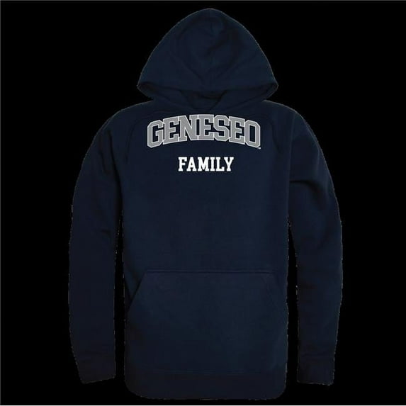 W Republic 573-520-NVY-01 The State University of New York Geneseo Knights Family Hoodie, Navy - Small