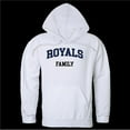 thumbnail image 1 of W Republic 573-573-WHT-04 Queens University of Charlotte Royals Family Hoodie, White - Extra Large, 1 of 1