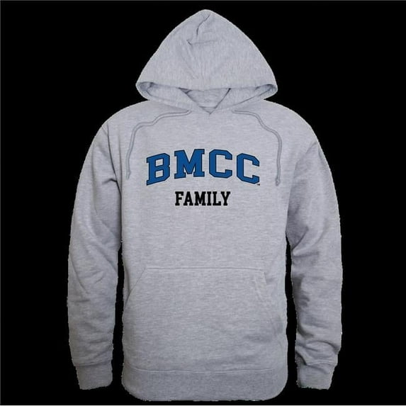 W Republic 573-618-HGY-02 Borough of Manhattan Community College Panthers Family Hoodie, Heather Grey - Medium