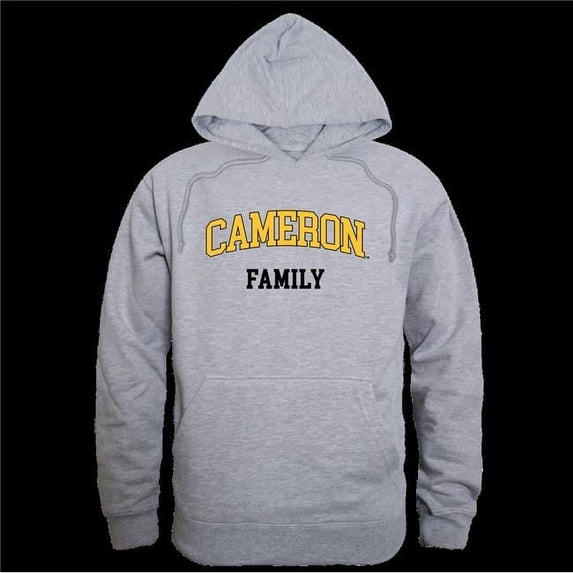 W Republic 573-622-HGY-01 Cameron University Aggies Family Hoodie, Heather Grey - Small
