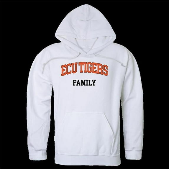 W Republic 573-638-WHT-01 East Central University Tigers Family Hoodie, White - Small