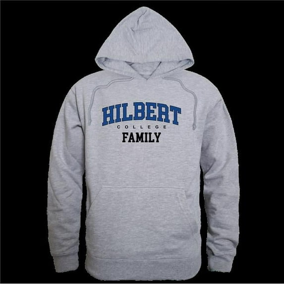 W Republic 573-652-HGY-02 Hilbert College Hawks Family Hoodie, Heather Grey - Medium