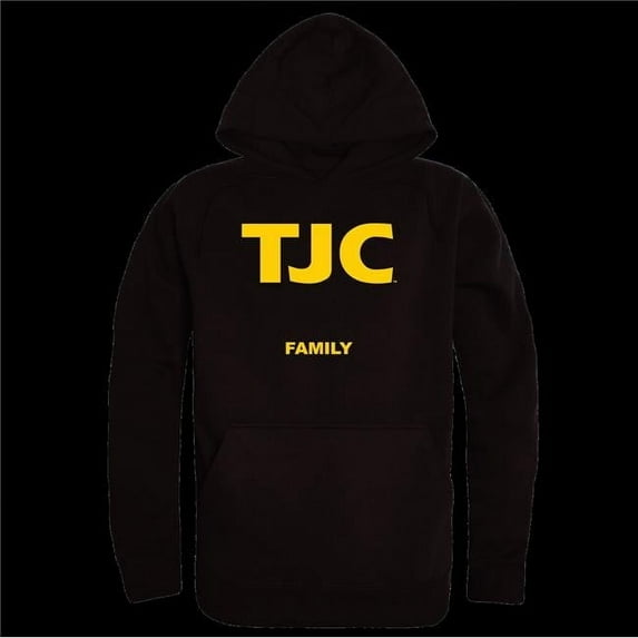 W Republic 573-680-BLK-03 Tyler Junior College Apaches Family Hoodie, Black - Large