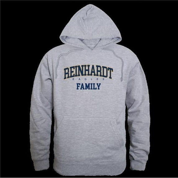 W Republic 573-696-HGY-02 Reinhardt University Eagles Family Hoodie, Heather Grey - Medium